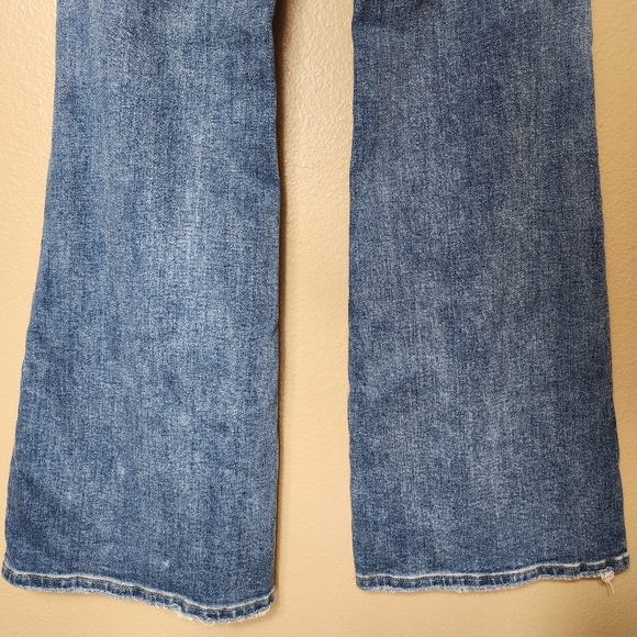 Stylish Light Blue Flare Jeans - Picture 14 of 15